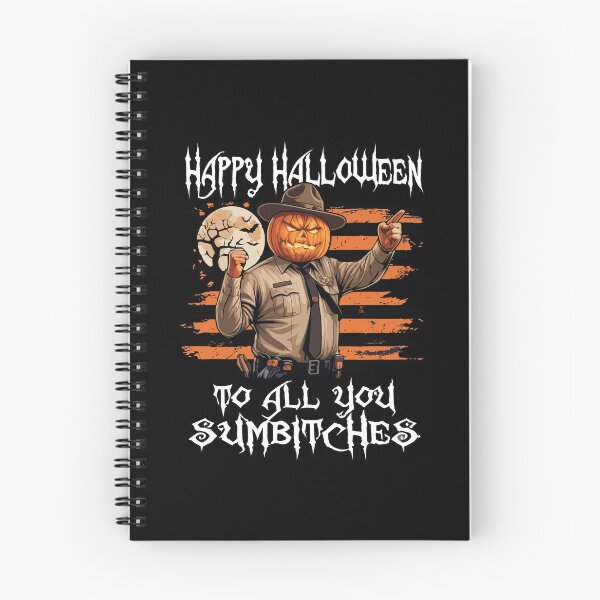 Item preview, Happy Halloween To All You Sumbitches Funny Pumpkin Head Horror designed and sold by PixlCrypt.