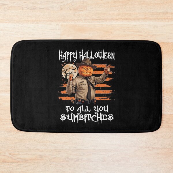 Item preview, Happy Halloween To All You Sumbitches Funny Pumpkin Head Horror designed and sold by PixlCrypt.