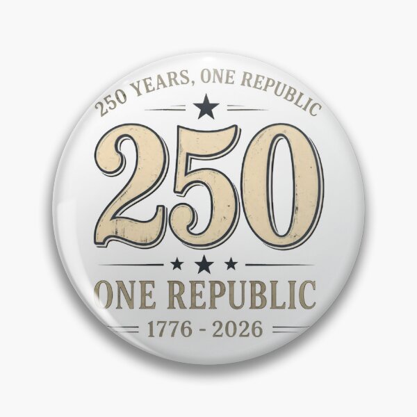 Item preview, 250 Years One Republic 1776-2026, USA 250 Anniversary Retro Gifts designed and sold by Zizo-DR44.