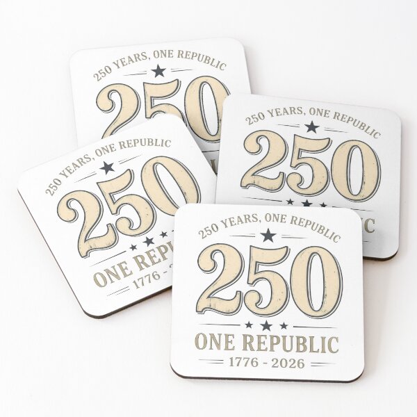 Item preview, 250 Years One Republic 1776-2026, USA 250 Anniversary Retro Gifts designed and sold by Zizo-DR44.