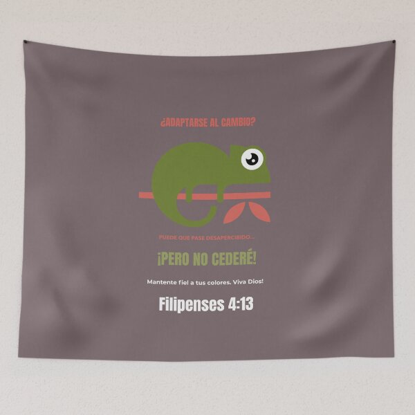 Item preview, Filipenses 4:13 Wise Chameleon | Diseño Cristiano en Español designed and sold by kjson1.