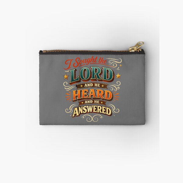 Item preview, Christian Faith Prayer Quote I Sought The Lord Answered designed and sold by KristineLi.