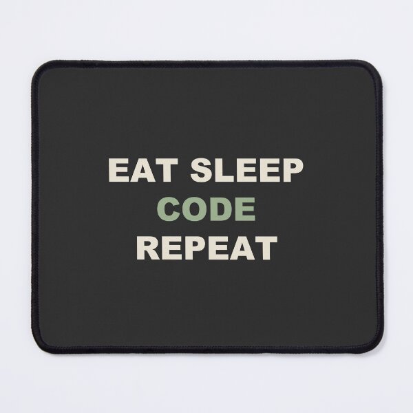Item preview, Eat Sleep Code Repeat - Funny Programmer designed and sold by RetroThreadWorks.