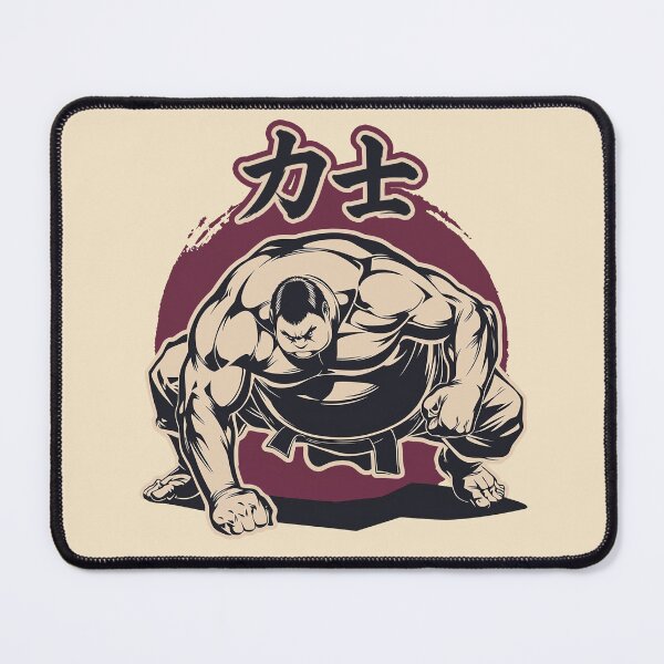Item preview, Rikishi Power Traditional Japanese Sumo Art designed and sold by Bizu Digitalart.