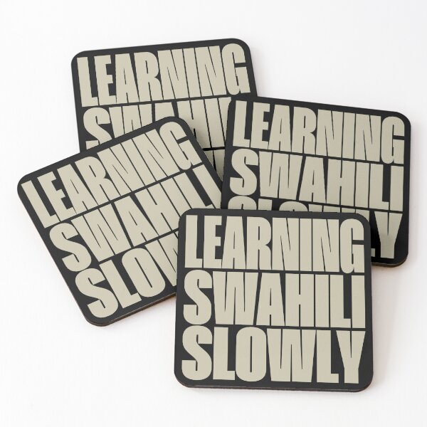 Item preview, Learning Swahili Slowly designed and sold by MOCOPOCO.
