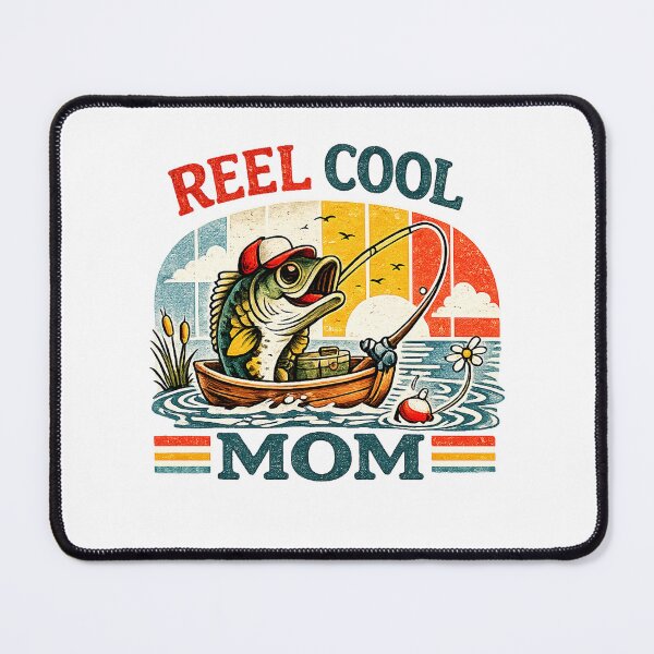 Item preview, Funny Fisherman Vintage Reel Cool Mom designed and sold by QuiteOrbit.