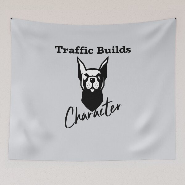 Item preview, Traffic Builds Character-V3 designed and sold by CHIEF-HAT STORE.