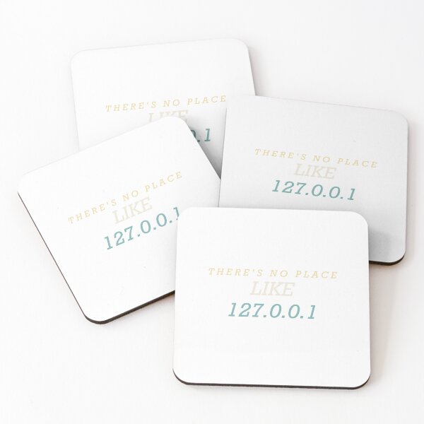 Item preview, There's No Place Like 127.0.0.1 - Funny Programmer designed and sold by RetroThreadWorks.
