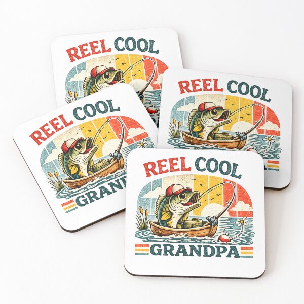 Item preview, Vintage Reel Cool Grandpa designed and sold by QuiteOrbit.