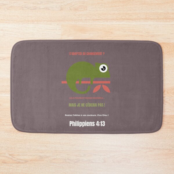 Item preview,  Philippiens 4:13 | Wise Chameleon | Design Chrétien en Français designed and sold by kjson1.