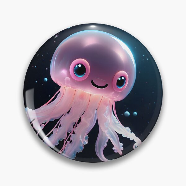 Item preview, Cute Cosmic Jellyfish Neon Glowing Sea Fantasy designed and sold by CuteSlothWorld.