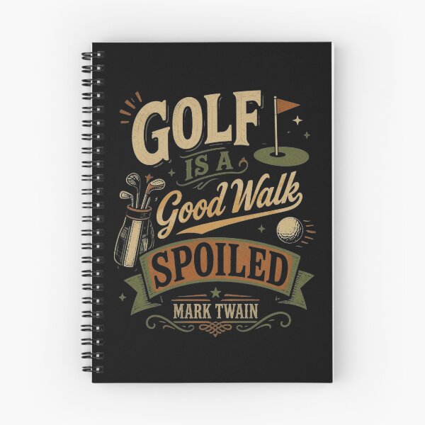 Item preview, Golf is a Good Walk Spoiled. -Mark Twain designed and sold by Birdie and Flynn.
