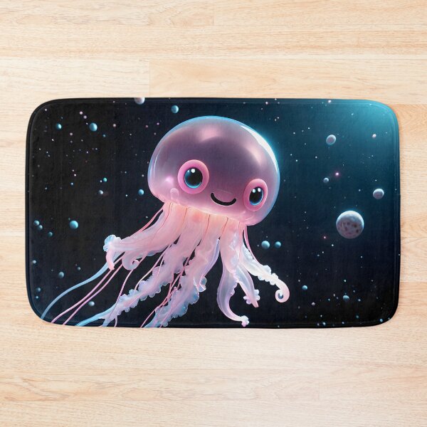 Item preview, Cute Cosmic Jellyfish Neon Glowing Sea Fantasy designed and sold by CuteSlothWorld.