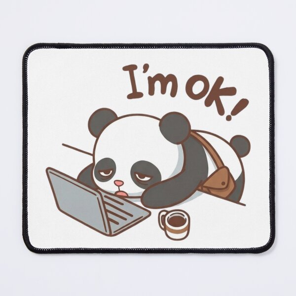 Item preview, Tired Panda designed and sold by HeyyItsNikki.
