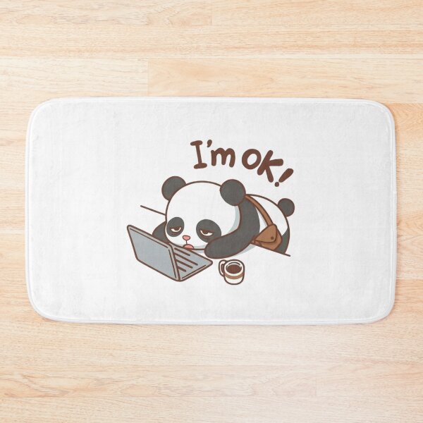 Item preview, Tired Panda designed and sold by HeyyItsNikki.