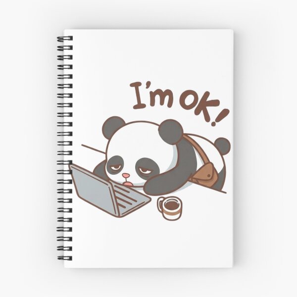 Item preview, Tired Panda designed and sold by HeyyItsNikki.