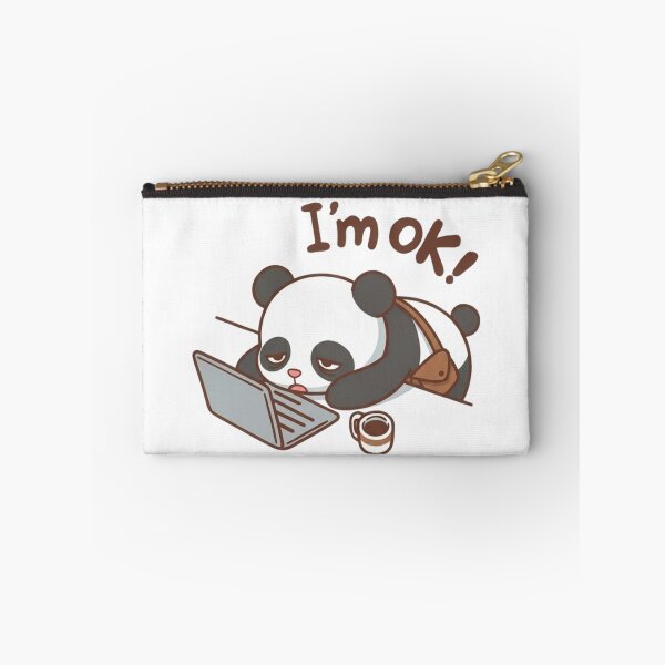 Item preview, Tired Panda designed and sold by HeyyItsNikki.