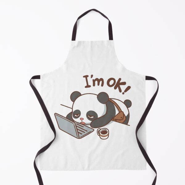 Item preview, Tired Panda designed and sold by HeyyItsNikki.