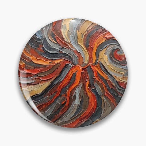 Item preview, Ethereal Magma: A Van Gogh-Inspired Volcanic Dream designed and sold by OddlySticky.