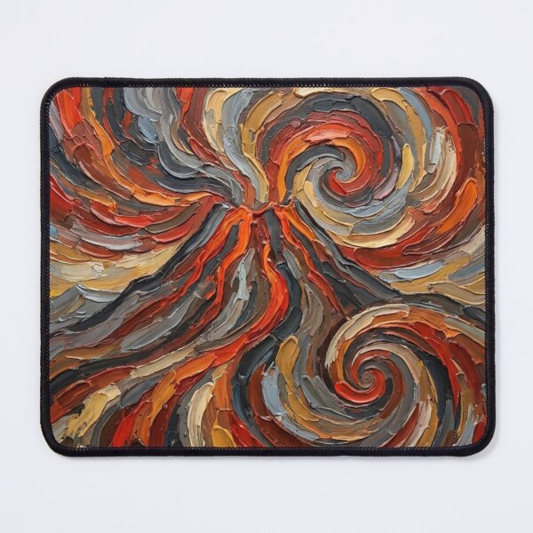 Item preview, Ethereal Magma: A Van Gogh-Inspired Volcanic Dream designed and sold by OddlySticky.