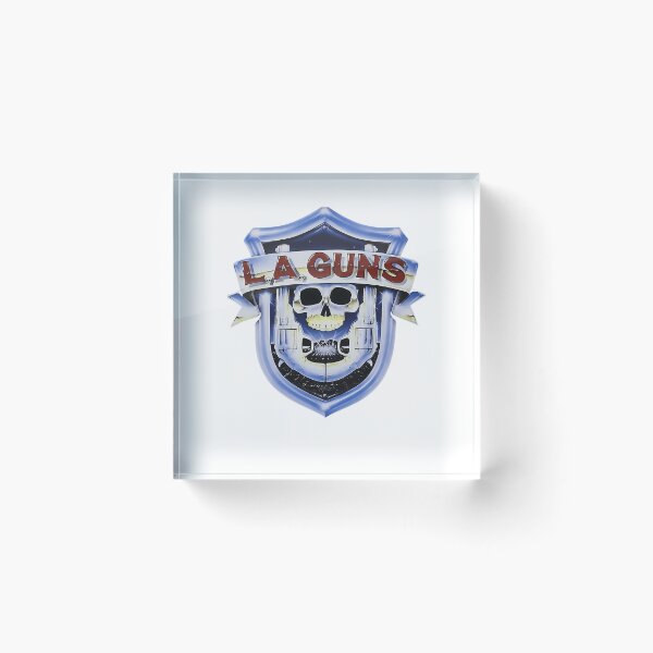 Item preview, Hard Rock Skull and Dual Revolvers Crest Emblem designed and sold by aymanberraadi5.