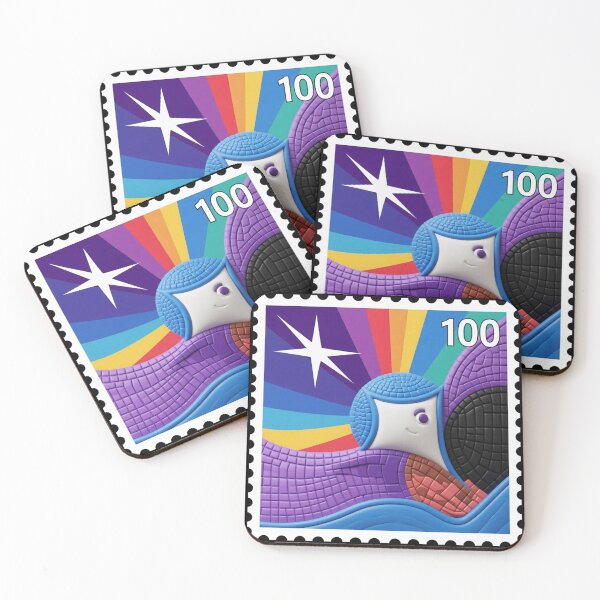 Item preview, Violet Night 7.1 C tile mosaic stamp colorful geometric abstract stamp design designed and sold by SmashingDeals.