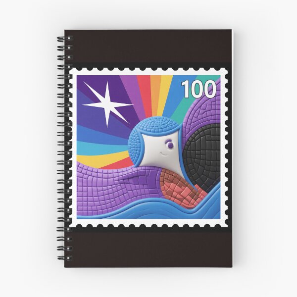 Item preview, Violet Night 7.1 C tile mosaic stamp colorful geometric abstract stamp design designed and sold by SmashingDeals.