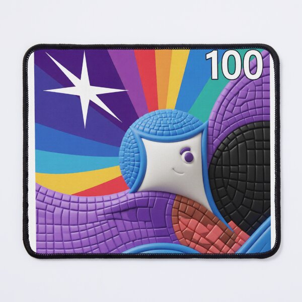 Item preview, Violet Night 7.1 C tile mosaic stamp colorful geometric abstract stamp design designed and sold by SmashingDeals.