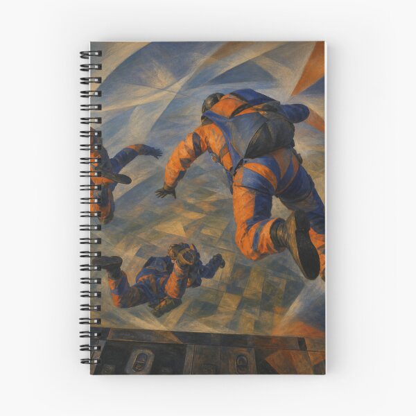 Item preview, Freefall — Aeropittura Art Print designed and sold by monolithstudio.