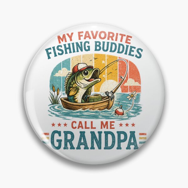 Item preview, My Favorite Fishing Buddy Calls Me Grandpa designed and sold by QuiteOrbit.