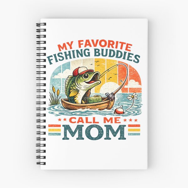 Item preview, Vintage My Favorite Fishing Buddy Calls Me Mom designed and sold by QuiteOrbit.