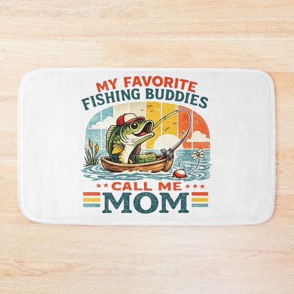 Item preview, Vintage My Favorite Fishing Buddy Calls Me Mom designed and sold by QuiteOrbit.