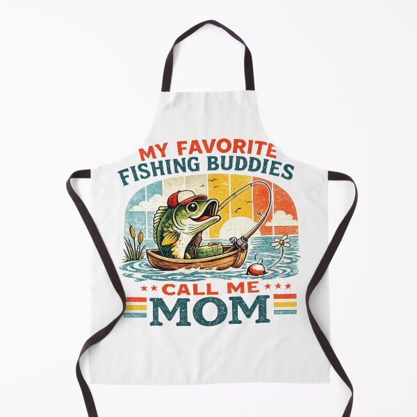 Item preview, Vintage My Favorite Fishing Buddy Calls Me Mom designed and sold by QuiteOrbit.