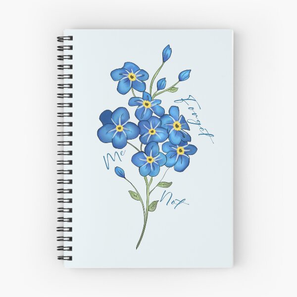 Item preview, Scribble Forget Me Not designed and sold by Ninaa-Art.