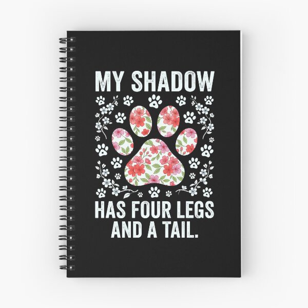 Item preview, paw print floral pet lover quote with four legs and tail designed and sold by GiaoCalonas.