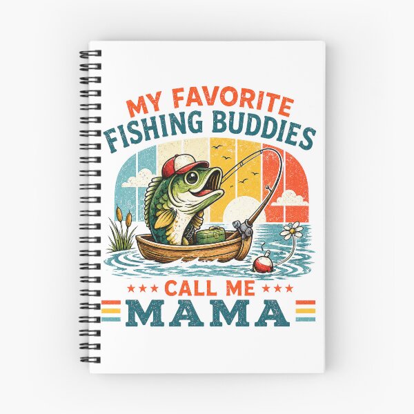 Item preview, My Favorite Fishing Buddy Calls Me MaMa designed and sold by QuiteOrbit.
