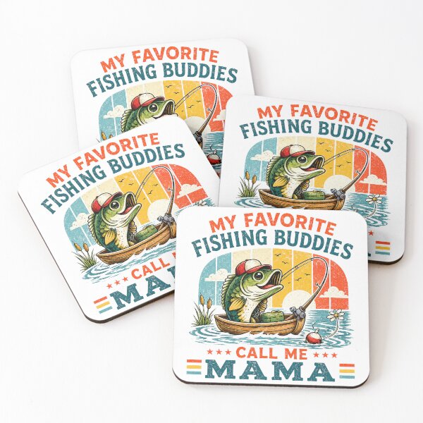 Item preview, My Favorite Fishing Buddy Calls Me MaMa designed and sold by QuiteOrbit.