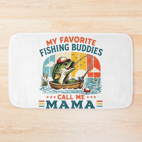 Item preview, My Favorite Fishing Buddy Calls Me MaMa designed and sold by QuiteOrbit.