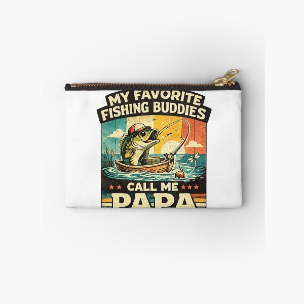 Item preview, Funny My Favorite Fishing Buddies Call Me Papa designed and sold by QuiteOrbit.