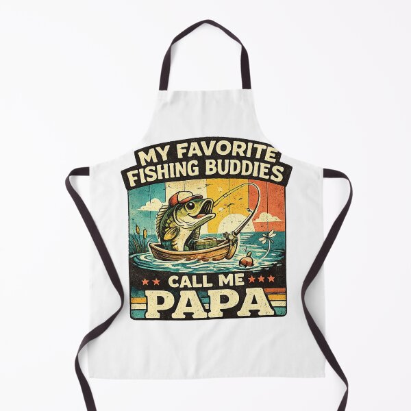 Item preview, Funny My Favorite Fishing Buddies Call Me Papa designed and sold by QuiteOrbit.
