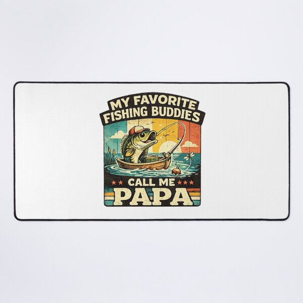 Item preview, Funny My Favorite Fishing Buddies Call Me Papa designed and sold by QuiteOrbit.