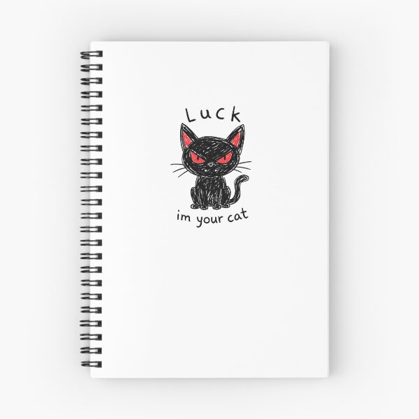 Item preview, cat say "luck im your cat" a star wars parody designed and sold by Baldazar.