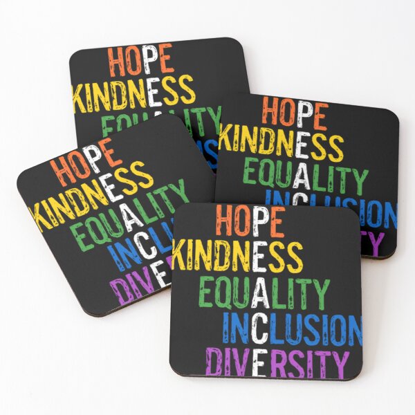 Item preview, Love Hope Kindness Equality Inclusion Diversity Peace LGBTQ Gay Pride - Gay Pride designed and sold by cerymopl.