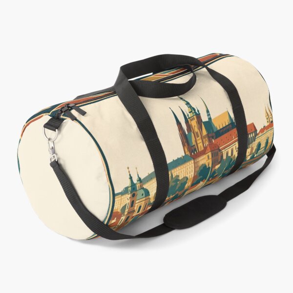 Item preview, Prague Czech Republic Vintage Travel Poster designed and sold by Bomax121.