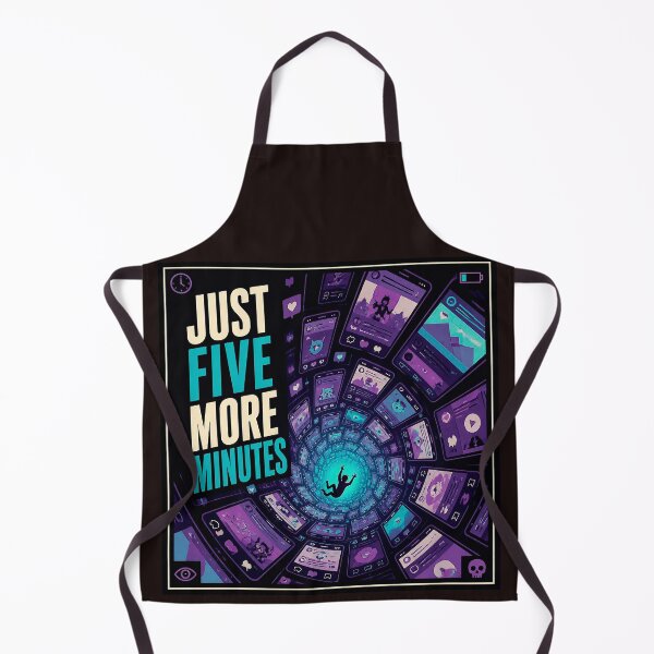 Item preview, Just Five More Minutes Infinite Scroll Shirt designed and sold by Geek Tracy Shop.