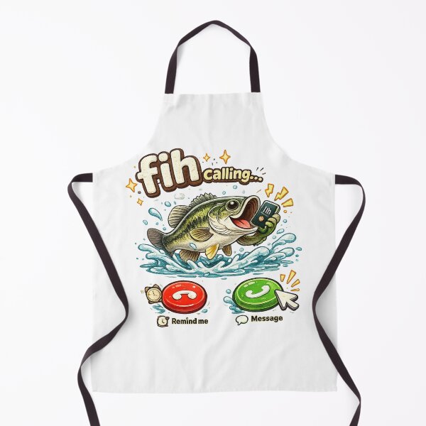 Item preview, Fish Calling Funny Fishing Graphic  designed and sold by QuiteOrbit.