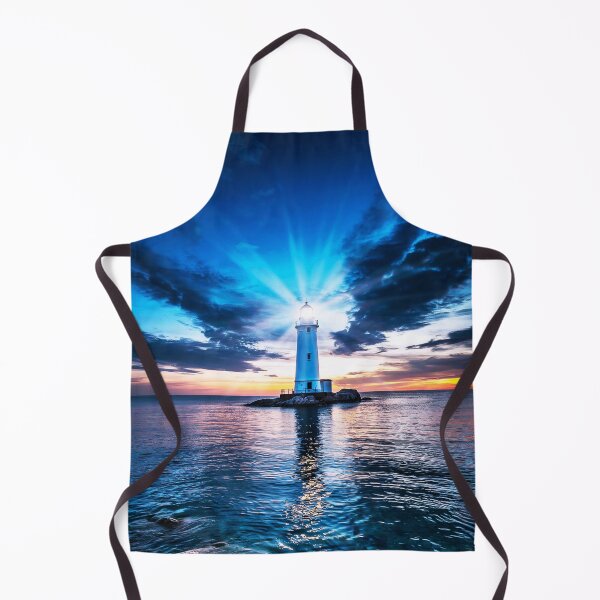 Item preview, Beacon of Hope – Lighthouse at Sunset designed and sold by Exodoi.
