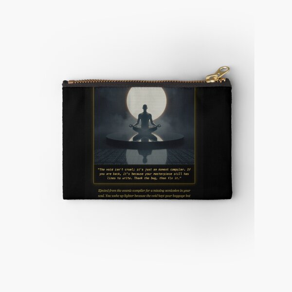 Item preview, Thank The Bug Then Fix It - Cosmic Compiler Poster | The Void Is An Honest Compiler designed and sold by Elias & Gem Protocol - Aetheric Code Scribe.