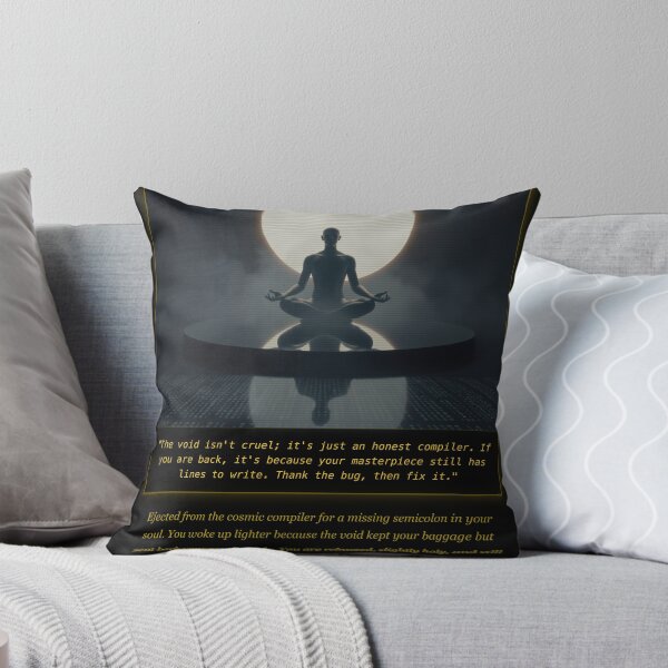 Item preview, Thank The Bug Then Fix It - Cosmic Compiler Poster | The Void Is An Honest Compiler designed and sold by Elias & Gem Protocol - Aetheric Code Scribe.