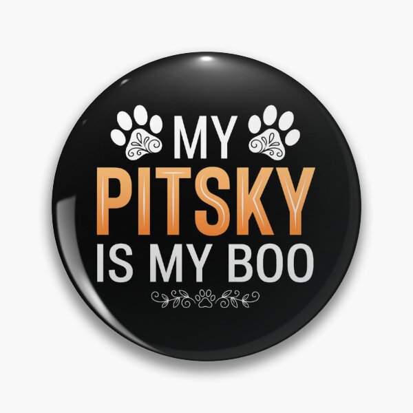 Item preview, Pitsky Dog Paw Print Funny Pet Lover Graphic designed and sold by GiaoCalonas.